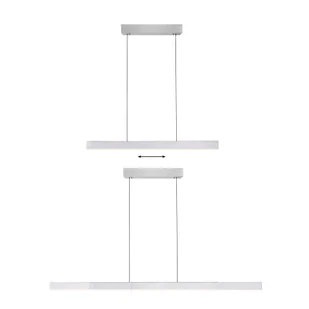 Lampa wisząca PURE LED Moto-Rise, srebrna, aluminium CCT - Lampy sufitowe - miniaturka - grafika 2