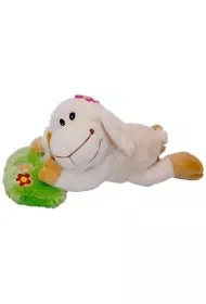 Owieczka leżąca na poduszce 32cm - Maskotki i pluszaki - miniaturka - grafika 1