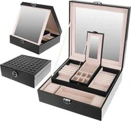 Pudełka i szkatułki - Kemer Kuferek na biżuterię - czarny Beautylushh - miniaturka - grafika 1