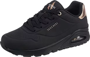Skechers Damskie trampki UNO, czarne, 3 UK - Trampki damskie - miniaturka - grafika 1