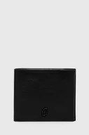 Portfele - Liu Jo portfel skórzany męski kolor czarny - miniaturka - grafika 1