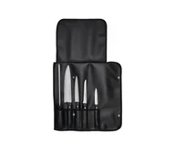 Noże kuchenne - Wüsthof - Zestaw noży kuchennych GOURMET 6 szt. czarny - miniaturka - grafika 1