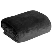 Koce - Koc EUROFIRANY D91 Cindy 5 150 x 200 cm Czarny - miniaturka - grafika 1