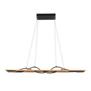 Conato lampa wiszaca 2xLED/35W czarna PND-23848-30W-BK-GD - Lampy sufitowe - miniaturka - grafika 1