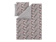 Pościel - LIVARNO® Pościel dwustronna z mikrowłókna satynowowego, 160 x 200 cm (Kwiaty/beżowy) - miniaturka - grafika 1