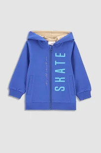 Coccodrillo bluza niemowlęca kolor granatowy z kapturem z nadrukiem - Bluzy i sweterki niemowlęce - miniaturka - grafika 1