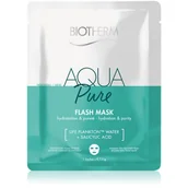 Maseczki do twarzy - Biotherm Aqua Pure Flash Mask oczyszczająca maseczka w płachcie do twarzy 31 g 3614273010115 - miniaturka - grafika 1