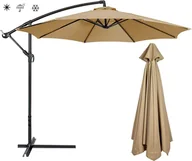 Parasole ogrodowe - Poszycie wymienne materiał parasola ogrodowego 8 ramion 270cm - khaki - miniaturka - grafika 1