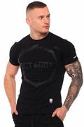 Koszulki sportowe męskie - T-Shirt Koszulka Octagon Logo Smash Black/Black - miniaturka - grafika 1