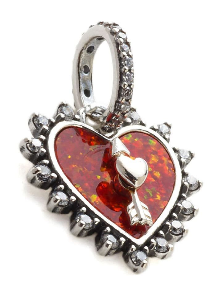 Pandora Srebrna zawieszka z cyrkoniami i kamieniem ozdobnym