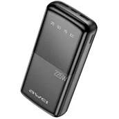 Powerbanki - Powerbank AWEI P13K Digital Display 20000mAh 22.5W Czarny - miniaturka - grafika 1