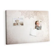 Tablice i flipcharty - Kolorowy Organizer - Tablica Korkowa z Pinezkami - Wzór dekoracyjny 60x40 cm - miniaturka - grafika 1