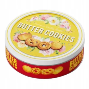 BUTTER COOKIES Ciasteczka Maślane Duńskie Ciastka w Puszce 340g - Ciastka - miniaturka - grafika 1