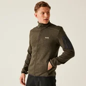 Bluzy męskie - Regatta Męski polar z suwakiem Newhill Szarozielony, Rozmiar: S - miniaturka - grafika 1