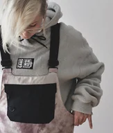 Bluzy damskie - Długa Bluza Z Polaru - miniaturka - grafika 1