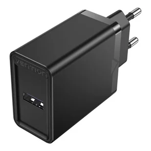 Ładowarka sieciowa Vention FACB0-EU USB 22.5W (czarna) - Ładowarki do telefonów - miniaturka - grafika 1