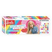 Przybory szkolne - STARPAK Farby plakatowe 12kol 20ml Barbie p6. STARPAK - miniaturka - grafika 1