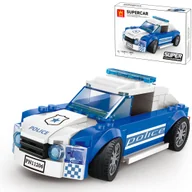 Klocki - Klocki konstrukcyjne Wange 2890 - Policyjny Samochód Super Champions SPEED, 104 elementy - miniaturka - grafika 1
