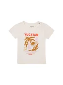 Kaftaniki dla niemowląt - Noppies Koszulka "Ostra" w kolorze kremowym - miniaturka - grafika 1