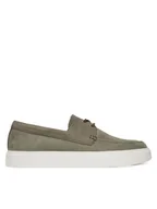 Półbuty męskie - Calvin Klein Półbuty Hybrid Lace Up Boat Nu HM0HM01892 Szary - miniaturka - grafika 1