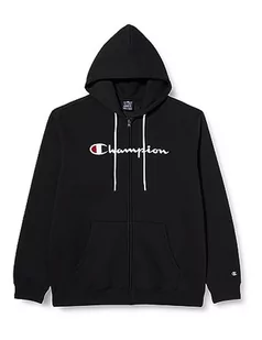 Champion Legacy American Classics-Powerblend Polar Full Zip Męska bluza z kapturem, Czarny, XXL - Bluzy męskie - miniaturka - grafika 1