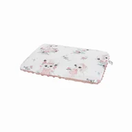 Kołdry i poduszki dla dzieci - Bonjour Cherie, Poduszka niemowlaka, Romantyczny Królik z Minky/Sepia Rose, 25x30 cm - miniaturka - grafika 1