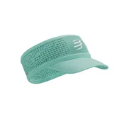 Czapki i chusty sportowe damskie - COMPRESSPORT Opaska na głowę z daszkiem SPIDERWEB HEADBAND ON/OFF shell blue - miniaturka - grafika 1