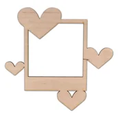 Dekoratorstwo - EKO-DECO, ramka, serce - miniaturka - grafika 1