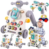 Chodziki - CHODZIK PCHACZ INTERAKTYWNY 5W1 Z SAMOCHODZIKIEM dla dzieci, Zabawka Z733 - miniaturka - grafika 1