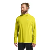 Bluzy męskie - Męska bluza z kapturem Jack Wolfskin PRELIGHT SWIFT HOODY M chartreuse - L - miniaturka - grafika 1