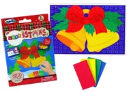 Zabawki kreatywne - Zestaw DIY Kolorowa Mozaika Święta Wyklejanka Dzwonek - miniaturka - grafika 1