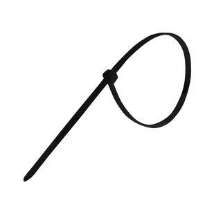 Opaski zaciskowe Tretytka UV 4,8 x 380 mm, czarny - Inne mocowania - miniaturka - grafika 2