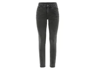 Spodnie damskie - esmara® Jeansy damskie z bawełną, Super Skinny Fit (Szary, 40) - miniaturka - grafika 1