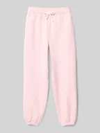 Spodnie i spodenki dla chłopców - Spodnie dresowe z wpuszczanymi kieszeniami i elastycznym pasem - miniaturka - grafika 1