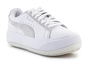 Sneakersy damskie - Puma Suede Mayu Mix Wn'S 382581-05 White/Marshmallow - miniaturka - grafika 1