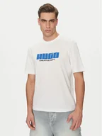 Koszulki męskie - HUGO T-Shirt Newromi 50542934 Czarny Regular Fit - miniaturka - grafika 1