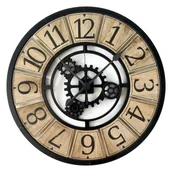 Zegary - Okrągły industrialny zegar ścienny B5-W55 - miniaturka - grafika 1