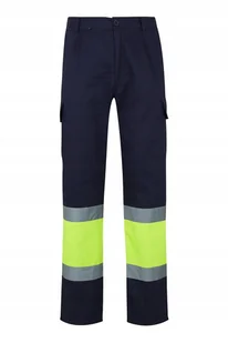 Spodnie Robocze Velilla Unisex 5Xl W Kolorze Granatowym I Neonowo Żółtym - Odzież robocza - miniaturka - grafika 1