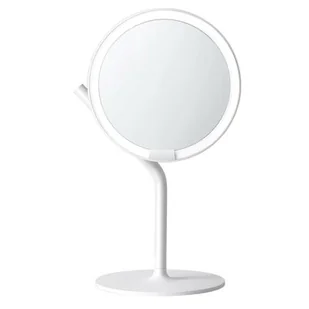 AMIRO Białe Lustro do makijażu z podświetleniem LED AML117E - Pozostałe akcesoria do makijażu - miniaturka - grafika 1