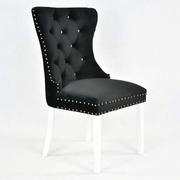 Krzesła - Eleganckie krzesło z kryształkami / MATRIX kolory do wyboru - miniaturka - grafika 1