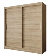 Szafy - Dwudrzwiowa szafa przesuwna w kolorze dąb sonoma S5-N06 - miniaturka - grafika 1