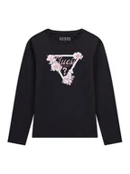 Bluzki damskie - Guess Bluzka J5BI31 J1314 Czarny Regular Fit - miniaturka - grafika 1