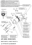 Części motocyklowe - Zestaw nitów część zamienna zestaw taśma nitowa LeoVince wraz z nitami układ wydechowy S0457 / S0237 / S0430 / S10410 - miniaturka - grafika 1
