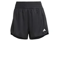 Spodenki damskie - adidas Damskie szorty Aeroready Essentials Chelsea z małym logo na co dzień, Czarny, XS - miniaturka - grafika 1