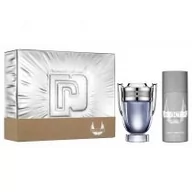 Zestawy perfum męskich - Paco Rabanne Invictus zestaw Edt 100ml dezodorant - miniaturka - grafika 1