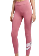 Legginsy - Legginsy Nike Tight Fit Różowe DB3903614 r. S - miniaturka - grafika 1