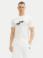 Koszulki męskie - KARL LAGERFELD T-Shirt 755061 552241 Biały Regular Fit - miniaturka - grafika 1
