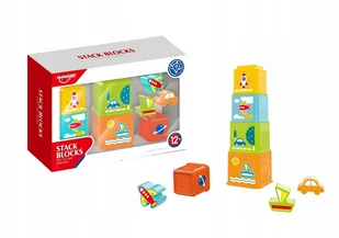 Tkimport, kolorowe klocki dla dzieci figurki wzory - Układanki dla dzieci - miniaturka - grafika 1