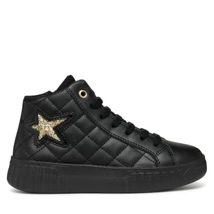 Sneakersy Geox J Mikiroshi Girl J46DVA 000BC C0531 S Czarny - Buty dla dziewczynek - miniaturka - grafika 1