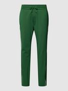 Spodnie sportowe męskie - Spodnie dresowe z wypustkami w kontrastowym kolorze model ‘Lamont’ - miniaturka - grafika 1